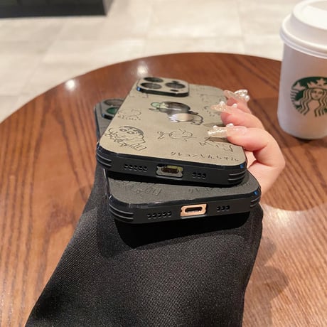 カメラ保護フィルム一体型 iphone16 ケース レザー iphone15/14/13 ケース 衝撃 に 強い かわいい R279