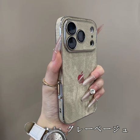 デニム 生地 iphone17/17pro ケース iphone16/15/14 ケース カメラ 保護 男女兼用 R380