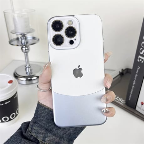 カメラ保護カバー付き iphone17/17pro ケース 個性 的 おしゃれ iphoneケース バイカラー R443