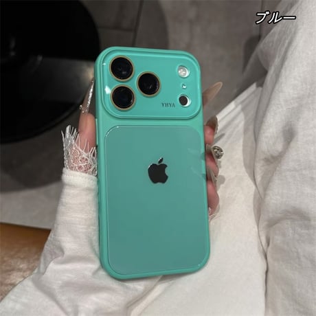 iphone17/16 ガラス ケース 夏 っ ぽい iphone17pro/17promax ケース 可愛い R439