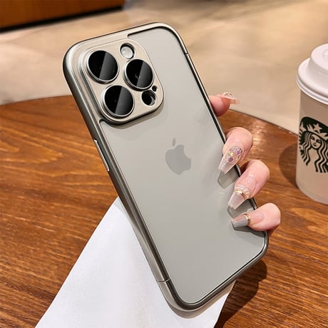iphone16 バンパー ケース iphone16pro/16promax ケース 放熱 カメラ保護 R253