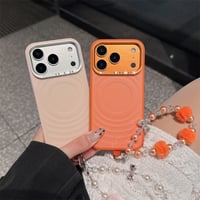 ストラップ 付き iphone18pro/17pro ケース 韓国 iphone16/15promax ケース 大人 おしゃれ ラインストーン R392