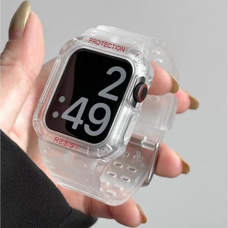 49アップルウォッチカバーケースAppleWatchバンドベルト画面保護付-67 古
