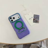 EASONCASE 360°スタンド付き iphone17 ケース カラフル iphone17pro/16pro ケース 大人 可愛い R453