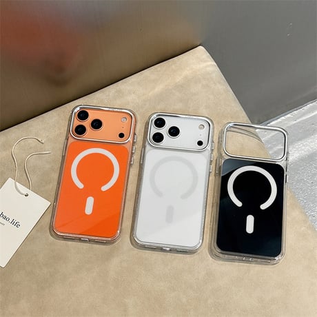 iphone17/air ケース ガラス iphone17pro/17promax ケース magsafe充電 耐衝撃 R389