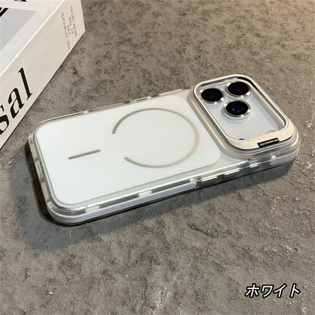 iphone ケース 隠れスタンド付き magsafe 対応 ケース iphoneケース 滑り止め R459
