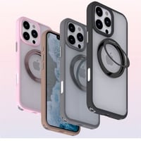 iphone18pro/18promax/17 ケース ストラップ ホール 付き iphone16pro/15pro ケース マグセーフ スタンド 透明 R336