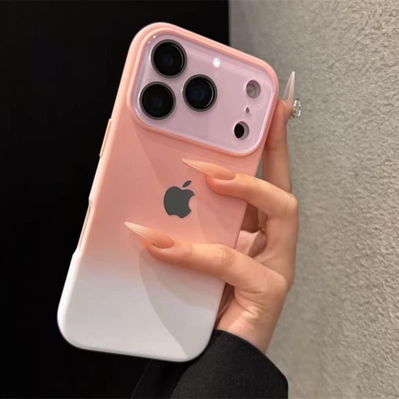 iphone17/17pro ケース グラデーション 可愛い スマホ ケース シリコン