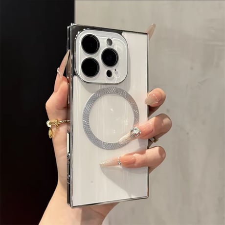 カメラカバー一体型 iphone16/15 ケース 四角い iphone16pro/16promax ケース オーロラ R350