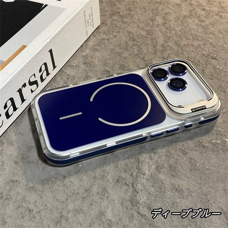 iphone ケース 隠れスタンド付き magsafe 対応 ケース iphoneケース 滑り止め R459