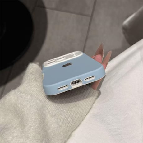 iphone17/17pro ケース バイカラー iphone ケース シリコン 衝撃に強い R435