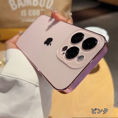 iphone17/16 ケース メッキ スマホケース シンプル iphone16pro/15pro R282