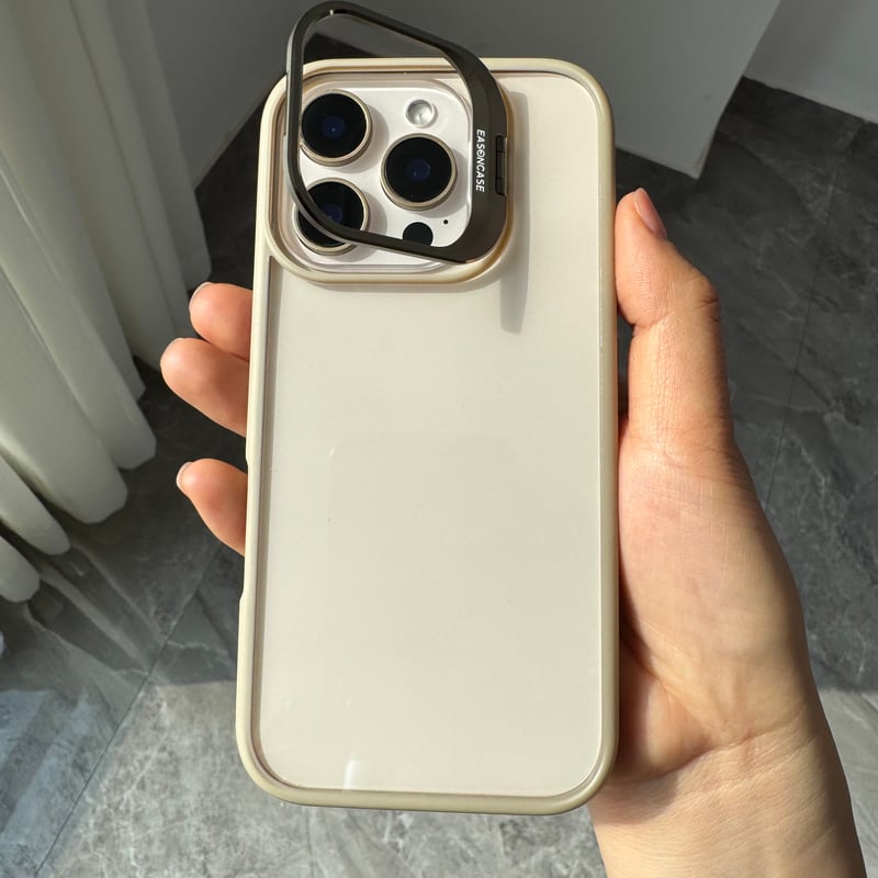 iphone17/16 クリア ケース iphoneケース 隠れ スタンド スマホケース