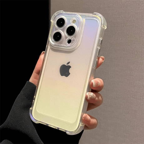 iphoneケース クリア おしゃれ スマホケース 透明 オーロラ 耐衝撃 R142