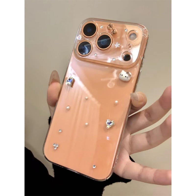 iphone17/17pro ケース 透明 可愛い スマホ クリア ケース デコ iphone