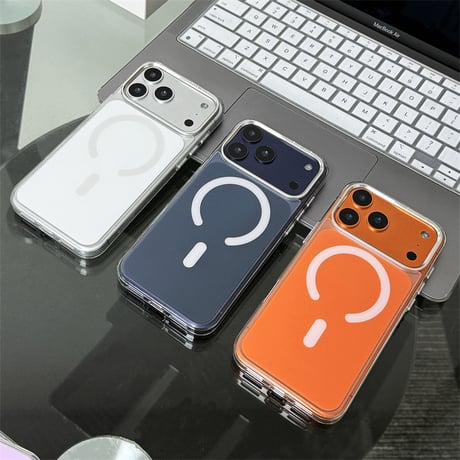iphone17/air ケース ガラス iphone17pro/17promax ケース magsafe充電 耐衝撃 R389