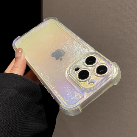 iphoneケース クリア おしゃれ スマホケース 透明 オーロラ 耐衝撃 R142
