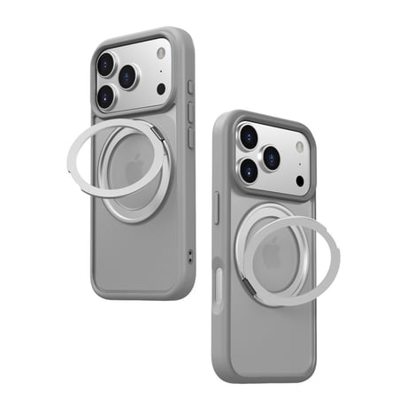 360°スタンド付き iphone18pro/17 ケース マット iphone 18promax/17pro ケース R379