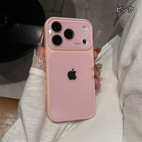 iphone17/16 ガラス ケース 夏 っ ぽい iphone17pro/17promax ケース 可愛い R439