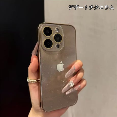 iphone16/16pro ケース グリッター キラキラ スマホケース カメラカバー付き R340