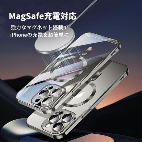 iphone16 ケース マグセーフ iphone16/15 ケース 透明 iphone ケース 衝撃 に 強い カメラ 保護 R175