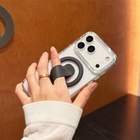 magsafe対応 クリア iphone17/16 ケース スマホケース ギャラクシー iphone ケース ハンドル付き R442