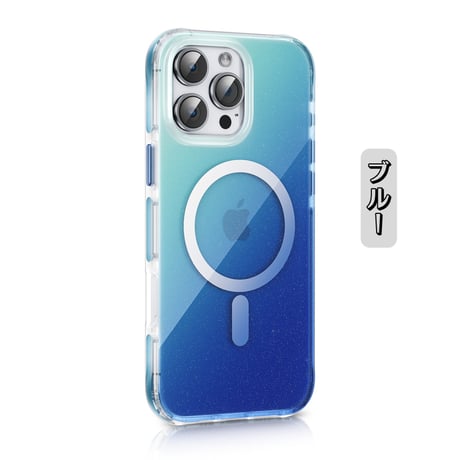キラキラ iphone16 ケース グリッター入り iphone16plus magsafe ケース カラフル R241