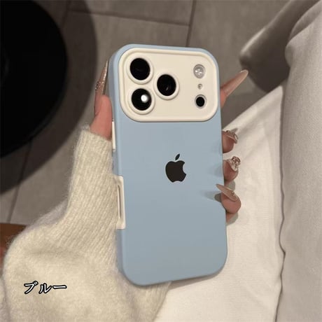 iphone17/17pro ケース バイカラー iphone ケース シリコン 衝撃に強い R435
