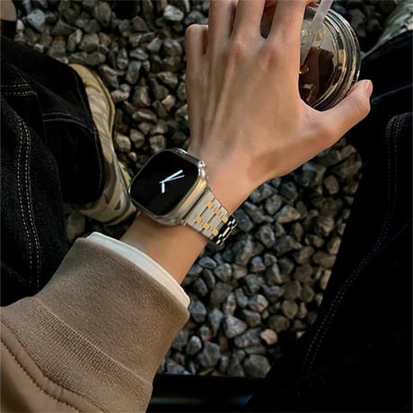 apple watch バンド ステンレス アップルウォッチ バンド メンズ 人気 R449