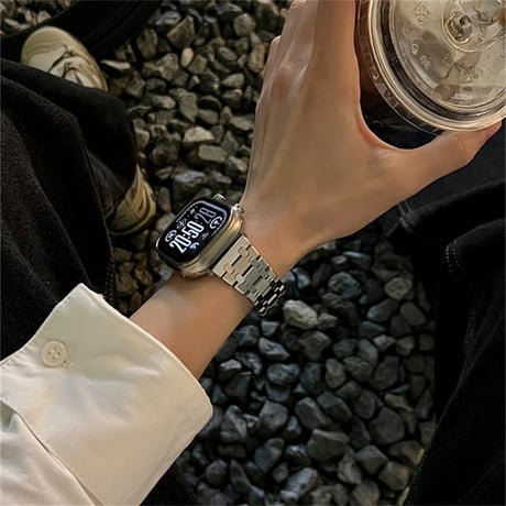 apple watch バンド ステンレス アップルウォッチ バンド メンズ 人気 R449