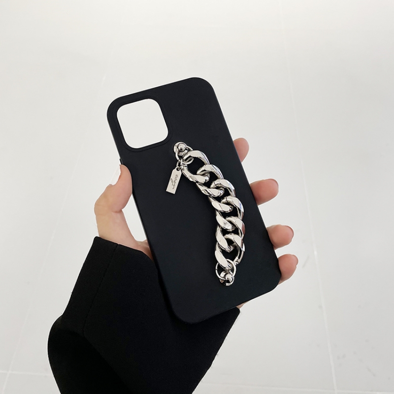 iphone16plus/16pro ケース 韓国 iphone ケース チェーンストラップ