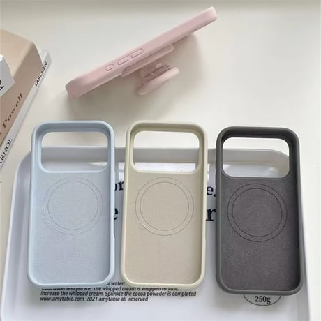 【Magsafe対応】iphone ケース シリコン iphone ケース ボーダー柄 マカロンカラー スマホケース グリップ付き R450