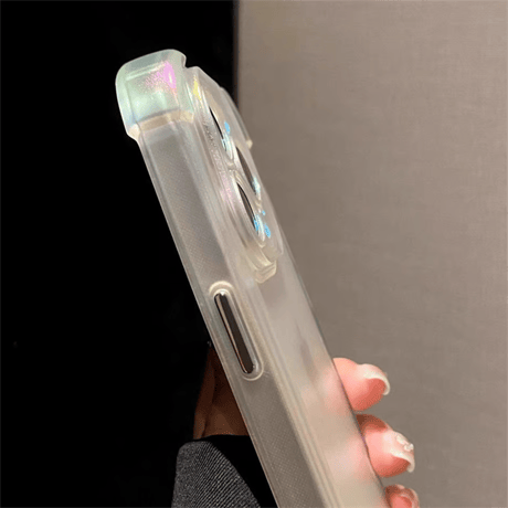 iphoneケース クリア おしゃれ スマホケース 透明 オーロラ 耐衝撃 R142