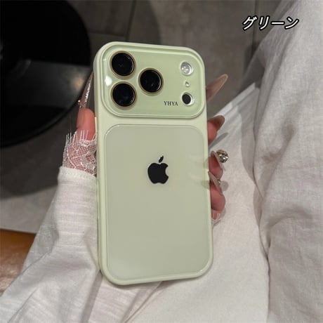 iphone17/16 ガラス ケース 夏 っ ぽい iphone17pro/17promax ケース 可愛い R439
