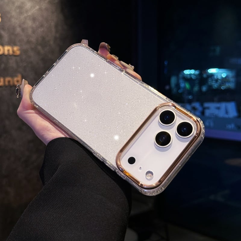 iphone17/16/15 ケース クリア iphone17pro ケース キラキラ グリッ