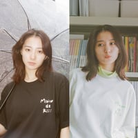 高田里穂Tシャツ ブラック&ホワイト2着セット