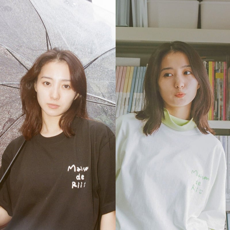 高田里穂Tシャツ ブラック&ホワイト2着セット | ギローチェオンラインストア