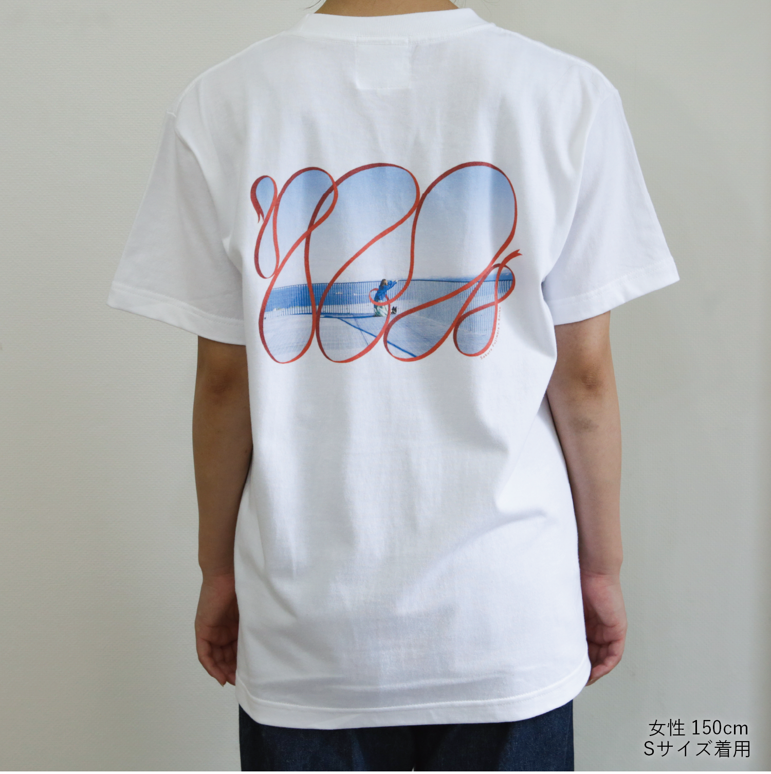藤原さくら あにまるTシャツ 「#どうぶつ大集合」　Lサイズ　未開封品 オリジナルプリントTシャツ 【藤原さくら × 笑子】 | ギローチェ