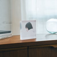 華村あすか×金本凜太朗 アクリルキューブ 女優展 in PARCO