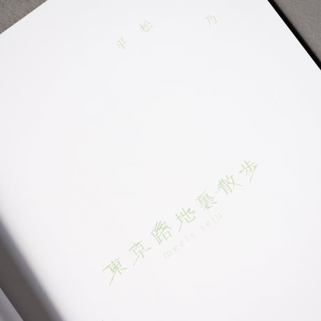 平松想乃 写真集「東京路地裏散歩 meets seju」