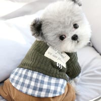 犬服 カジュアルロンパース