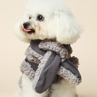 犬服 ベスト マフラー付きベスト
