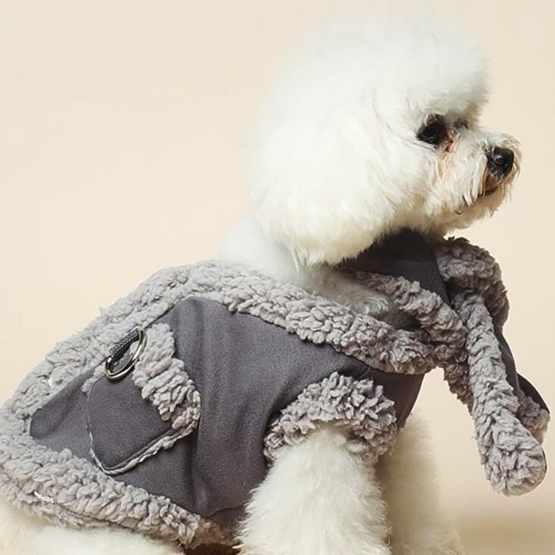 犬服 ベスト マフラー付きベスト | 韓国犬服・無添加おやつ DedeMeli