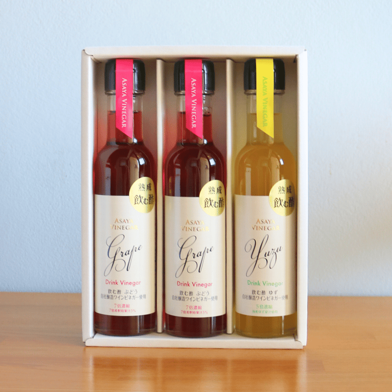ドリンクビネガー 3本セット | Asaya Vinegar