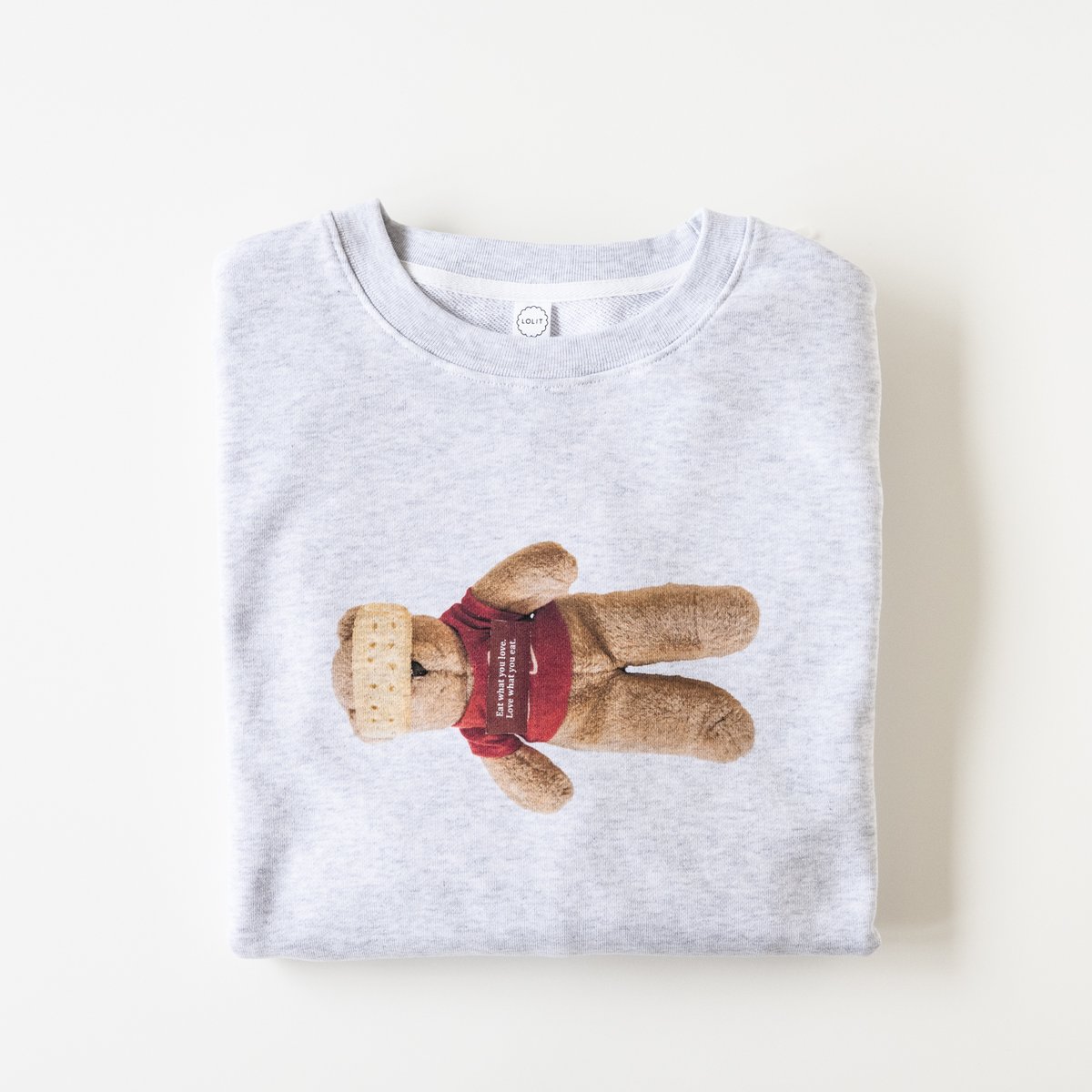 WORLD FOOD DAY TEDDY SWEAT（裏パイル・裏起毛） | LOLIT