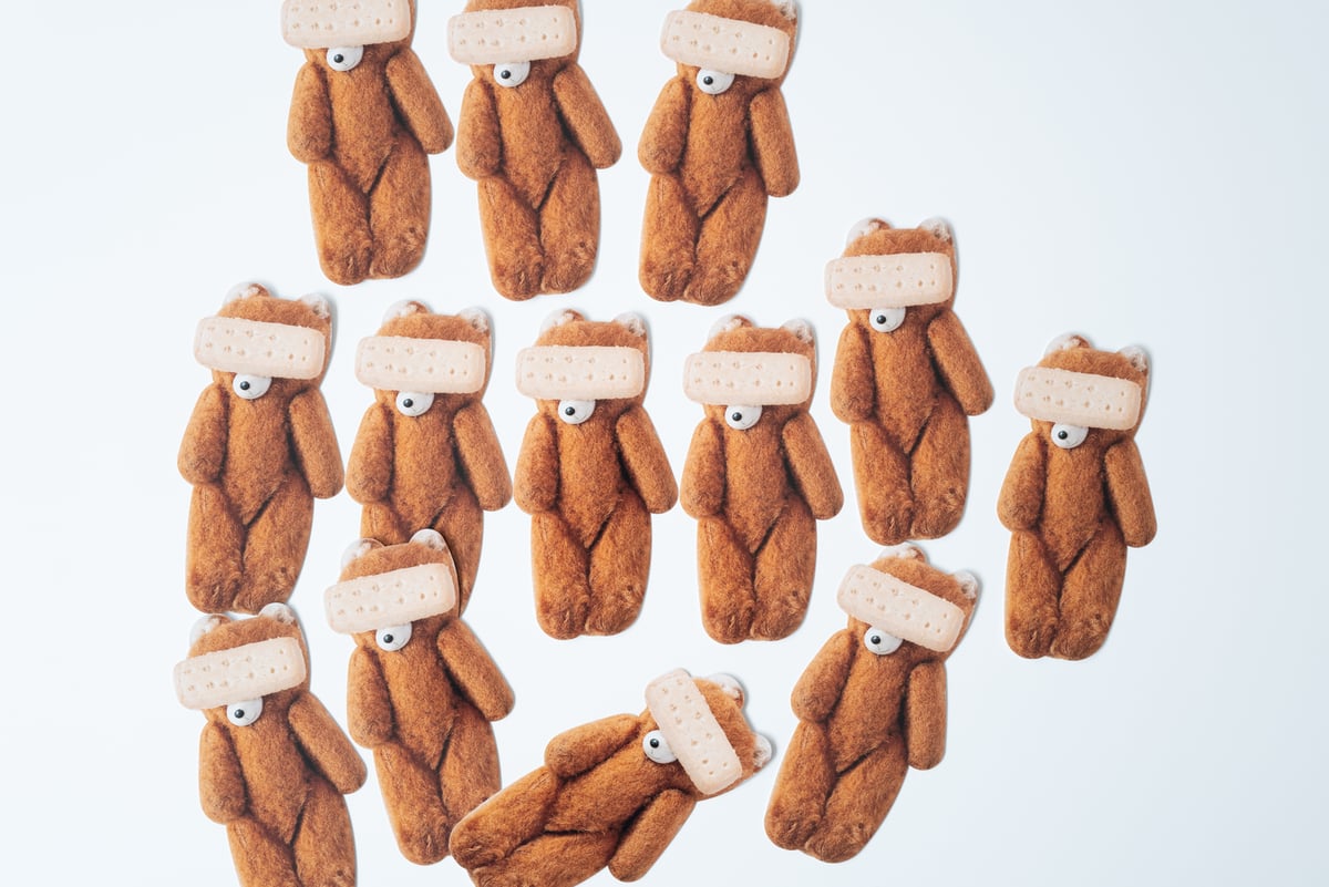 SHORTBREAD TEDDY POST CARD | LOLIT