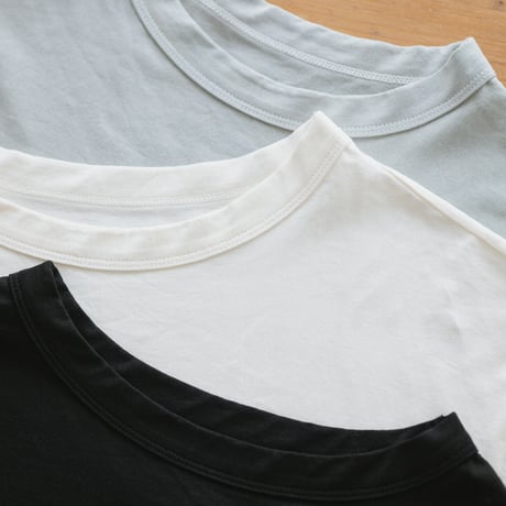 【WASHI-TECH】Tシャツ　生成（オフホワイト）