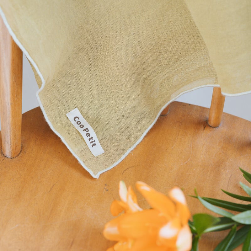 WASHI-TECH】ストール 青朽葉（イエロー） | Coo Petit