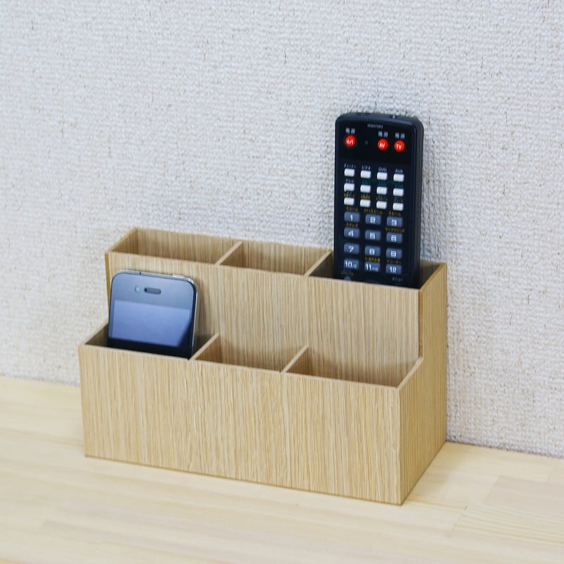 木目調リモコンスタンド ブラック・ブラウン・ナチュラル | 【木の脚