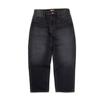 HELLRAZOR BAGGIE DENIM PANTS Fade Black